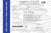 PED 1 (Dichiarazione PED Valvole Rev. 05-2018) · Certificate No.: TIS-PED-MI-17-01-275860-10716 Rev. 2 Nome ed indirizzo del fabbricante: Name and address of manufacturer: O.M.C.