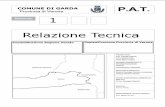 Relazione Tecnica def-2010 - comune.garda.vr.it · DATA settembre 2011 FILE Relazione Tecnica al P.A.T. REVISIONI Studio Associato Architetti P.Polimeni G.A.Premi G.Soldo Via Napoleone
