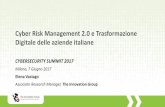 Cyber Risk Management 2.0 e Trasformazione Digitale delle ... · 43%Policy e procedure ad hoc per la sicurezza dell'IoT 37% 46%Formazione, security awareness 54% 30%Intrusion detection