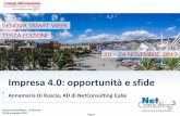 Impresa 4.0: opportunità e sfide - Genova Smart Week€¦ · Professioni e competenze future per sostenere Impresa 4.0 Ambiti in cui rafforzare le competenze Figure maggiormente