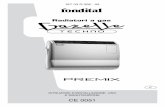 PREMIX - Fondital · radiatori a gas premix ist 03 g 006 - 09 istruzioni d’installazione, uso e manutenzione ce 0051 it