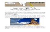 TREKKING CULTURALE ANNAPURNA - Pepita Viaggi 2015 26 AGO_1.pdf · sotto l'Annapurna Sud. Il villaggio mantiene una forte tradizione Gurung, sarà possibile visitare il monastero e