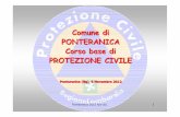 Comune di PONTERANICA Corso base di PROTEZIONE CIVILE News... · L’UCL è il modo in cui il Comune, in prima battuta, copre le 9 funzioni di supporto Ponteranica2012 nov-dic. 19.