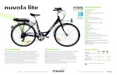 nuvola lite - Italwin · NUVOLA LITE è disponibile nei colori bianco, come le tradizionali city-bike, e grigio metallizzato che ne aumenta il fascino urban. SIMPLE AND EASY TO USE
