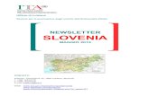 NEWSLETTER SLOVENIA€¦ · tassazione sugli immobili e, infine, la prosecuzione delle privatizzazioni. Data di pubblicazione: 05/05/2015 Foto: balkaneu.com COMMISSIONE EUROPEA: PREVISIONI