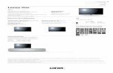 Pagina 1 Aprile 2016 Loewe One 40 - New Audio one/LOEWE ONE 40.pdf · Rack 165: L 165,2 x A 36,8 x P 48,2 Rack 165+56: L 221,0 x A 36,8 x P 48,2 Wall Mount Slim/VESA Size 200, Argento