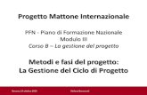 Progetto Mattone Internazionale 2...FORMEZ, Project Cycle Management: Manuale per la Formazione . Genova, 14 ottobre 2013 Stefano Benvenuti 5 A cosa serve il ciclo di progetto ...