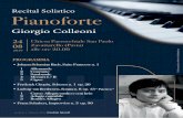 ˇ˘ Pianoforte - Zavattarello · 2020-02-01 · Pianoforte Chiesa Parrocchiale San Paolo Zavattarello (Pavia) alle ore 20.00 PROGRAMMA • Johann Sebastian Bach, Suite Francese n.