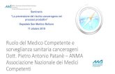 ANMA - Associazione Nazionale Medici d’Azienda e Provider ECM … · 2019-10-15 · ANMA - Associazione Nazionale Medici d’Azienda e Competenti Il contributo specifico del MC