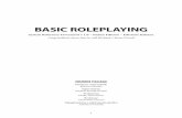 BASIC ROLEPLAYING · INTRODUZIONE Questo è un gioco di ruolo, un sistema di regole che per-mette ai giocatori di partecipare a storie d’avventura, dell’orrore o d’azione, interpretando