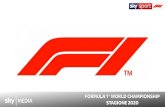 FORMULA 1® WORLD CHAMPIONSHIP STAGIONE 2020 · 2020-05-07 · (+9 % vs 2018) FORMULA 1® 2020: La Formula 1® Multipiattaforma di Sky. Per permettere agli investitori di legarsi