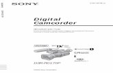 Digital Camcorder - Adcom MAN ITA.pdf · PDF file Digital Camcorder Istruzioni per l’uso Prima di utilizzare l’apparecchio, leggere attentamente il presente manuale e conservarlo