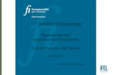 Servizio di Economato - Fondazione IFEL...Servizio di Economato Disposizioni generali, organizzazione e funzionamento Ruoli dell'Economo e del Tesoriere 20 ottobre 2017 dott.ssa Maria