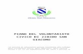 Comune di Zibido San · Web view PIANO DEL VOLONTARIATO CIVICO DI ZIBIDO SAN GIACOMO “Le attività di volontariato possono contribuire allo sviluppo della cittadinanza attiva, della