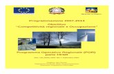 Programmazione 2007-2013 Obiettivo “Competitività ... · PDF file Programmazione 2007-2013 Obiettivo “Competitività regionale e Occupazione” Regione del Veneto Segreteria Generale