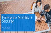 Enterprise Mobility + Security€¦ · protezione di livello Enterprise per le applicazioni Cloud . Microsoft Advanced Threat Analytics . Protezione dagli attacchi più avanzati,