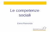 Le competenze sociali€¦ · Cosa sono le competenze sociali «carnet di appuntamenti ... Le neuroscienze e i «neuroni specchio ... Usare il nome proprio quando ci si rivolge al