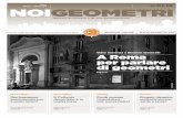 A roma per parlare di geometri - Collegio Geometri e ...come il nostro ove un commercialista spesso non ha le conoscenze spe cifiche del geometra riferendomi, ad esempio, alla materia
