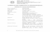 CURRICULUM FORMATIVO E · PDF file 2015-10-22 · 1 Dott. Aldo Di Fazio - dichiarazione ai sensi del DPR 445/2000 CURRICULUM FORMATIVO E PROFESSIONALE GENERALITA’ E SINTESI PROFESSIONALE