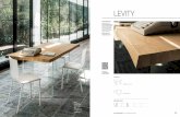 Scavolini Official Site - LEVITY · 2019-05-06 · Modello: Levity 210x100 fisso Basamento e gambe: Vetro trasparente, posizionamento gambe L1 Piano: Impiallacciato scortecciato Rovere