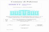 Comune di Palermo ISMETT · 2018-06-04 · Comune di Palermo ISMETT Istituto di Ricovero e Cura a Carattere Scientifico Via E.Tricomi n° 5 -90127 PALERMO lii I I lii m m m l l l:t