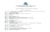 Comune di POLLA (SA) | - un Territorio da Scoprire · 2018-10-17 · Il Consiglio Comunale di Polla istituisce il "FORUM DEI GIOVANI DI POLLA " inteso come ... I Pareri richiesti