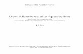 Don Alberione alle Apostolineoperaomnia.alberione.org/download/pdf/AP_1963.pdfFamiglia Paolina a vari livelli, e chiese soprattutto l’apporto dei laici, cooperatori e istituti aggregati.