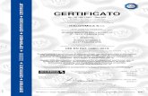 CERTIFICATO - italchimica.it · certificato nr . 50 10 0 11957 - rev.002 si attesta che / this is to certify that il sistema di gestione ambientale di the environmental management
