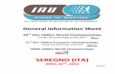 IAU GIS SEREGNO-FINAL GIS SEREGNO-FINAL(1).… · Giacinto Mariani Mayor of Seregno LOC President 1. WELCOME Welcome to the One Hundred Kilometers of Seregno, 2012 edition. It is