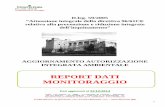 REPORT DATI MONITORAGGIO · 2015-02-20 · Ragione Sociale Conserve Italia Società Cooperativa Agricola Sede Legale Via Paolo Poggi, 11 Sito produttivo Stabilimento di Mesagne (Br)