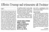 31 1 Glovedl27 AI Effetto Trump' sul trimestre di Twitter · 2017-04-27 · de per l'Italia ad AUlanz e sempre In attesa di sviluppi su Abertis, All'Indomani deU'as-. sembl .. di