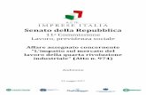 Senato della Repubblica - Confartigianato · 2017-05-24 · 2 1. Considerazioni introduttive R.E TE. Imprese Italia esprime il proprio apprezzamento per l’iniziativa assunta dalla