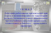 Т Е М А 5 - Perm State University · смерчи, метели, мороз и пр.), во время их возникновения и после окончания. Получив