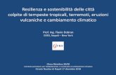 Resilienza e sostenibilità delle città colpite di tempeste tropicali, … · 2019-01-30 · sono sostenibili e dovrebbero essere abbandonati 2. Un continuo e stretto rapporto di