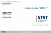 Case study “STET” - Un'azienda al servizio del territorio · Durante l’anno 2015, al termine di un perorso he ha visto l’impegno di tutti i settori aziendali nell’avviinarsi