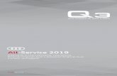 Nuovo All Service 2019 libretto Q3 - Audi · 1 Il programma si differenzia per data di immatricolazione: • All-Service, in vigore fino al 31/12/2019, è riservato alle vetture Audi