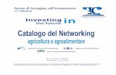 L’iscrizione al Forum di Cartagine e al Networking si fa ......Catalogo del networking agricoltura e agroalimentare 4/35 AGRI 05 Actività Orticolture in serre riscaldate da acque