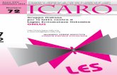 Gruppo Italiano per la lotta contro il Lupus Eritematoso Sistemico … · 2016-01-09 · 6 ICARO 72 Note SoCiAli NOTE SOCIALI A cura diAugusta Canzona e Rosa Pelissero nell’ultima