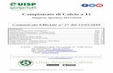 Campionato di Calcio a 11 - Calcio Uisp Arezzo. numero 27.pdf · Campionato di Calcio a 11 Stagione Sportiva 2017/2018 ... e sulla classifica. L'App è disponibile per tutti gli smartphone
