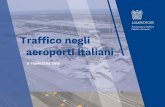 Traffico negli aeroporti italiani · 2020-04-15 · 3 Traffico Passeggeri Milioni di passeggeri Il traffico passeggeri è aumentato di: 4,7% nel II trimestre dell’anno 5,0% rispetto