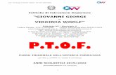 P.T.O.F. - IIS GIORGI WOOLF...2019/11/27  · I.I.S. “G.Giorgi-V.Woolf - Roma - P.T.O.F. 2019-2022 3 Introduzione Cos’è il Piano Triennale dell’Offerta Formativa (PTOF)?: Il