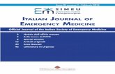 ITALIAN JOURNAL OF EMERGENCY MEDICINE€¦ · ITALIAN JOURNAL OF EMERGENCY MEDICINE - Febbraio 2015 Sulle tracce dell’ECG 5 denza ad innescare la torsade; tali condizioni sono classiﬁcate
