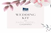 WEDDING KIT€¦ · PARK HOTEL CASIMIRO HHHH 198 camere di tipologia standard o vista lago situate sia nel corpo centrale che nelle zone adiacenti; a disposizione dell’ospite anche