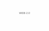 WEB 2 - LIA · Introduzione al Web 2.0 • Il termine web 2.0 indica il passaggio concettuale da siti intesi come contenitori di documenti a veri e propri servizi con cui gli utenti