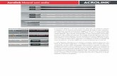 Acrolink No Bordo - MaxluxItalia cavi audio.pdfLe caratteristiche tecniche possono essere soggette a variazioni Re v 200 7/01 15.02.200 7 preliminary 7N-A2500 Cavo audio bilanciato
