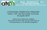 CONVEGNO FEDERCASA PIEMONTE Torino, ATC del Piemonte ... · A genzia T erritoriale per la C asa del Piemonte Centrale Settore Tecnico –Ufficio Progettazione e Direzione Lavori Dopo