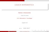LOGICA MATEMATICAdidattica.cs.unicam.it/lib/exe/fetch.php?media=didattica:... · 2016-12-29 · LOGICA MATEMATICA SoniaL’Innocente Corso di Laurea L31, Informatica e Tecnologie