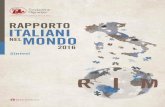 RAPPORTO RIM · 2017-03-22 · Rapporto Italiani nel Mondo a cura di Delfina Licata Ente Titolare del Progetto Fondazione Migrantes della Conferenza Episcopale Italiana Commissione