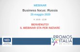 Business focus: Russia - Promos Italiapromositalia.camcom.it/kdocs/1980099/...Made in Italy nel mondo. ... mercato, organizzazione di incontri b2b in Italia e all’estero con operatori