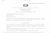 Consiglio di Stato - Ordine degli Ingegneri della ... · Consiglio di Stato Sezione Seconda Adunanza di Sezione del 24 giugno 2015 NUMERO AFFARE 07477/2012 OGGETTO: Regione Toscana